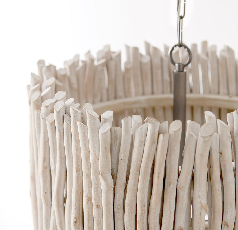 Capital Lighting Cara 4-Light Pendant 340241PP Brushed Pewter