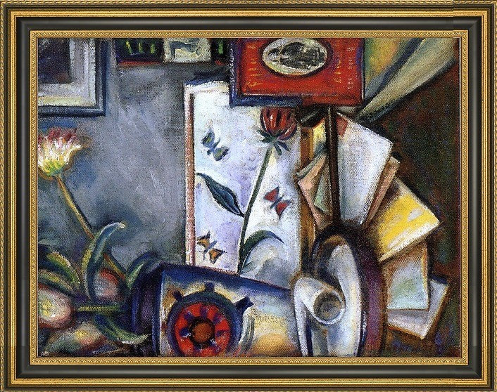 Preston Dickinson Still LIfe Pipe Letters
