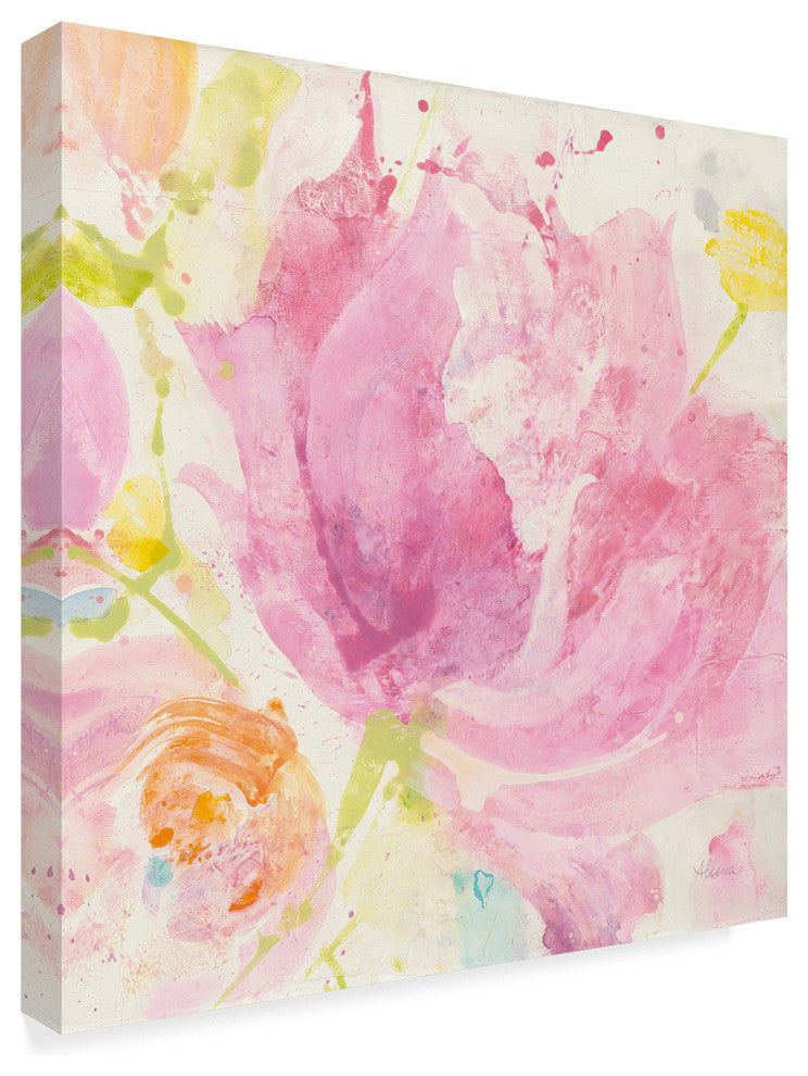 "Spring Abstracts Florals II Crop" by Albena Hristova, Canvas Art, 35"x35"