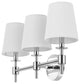 Safavieh Davielle 3 Lt 21" Wall Sconce, Chrome