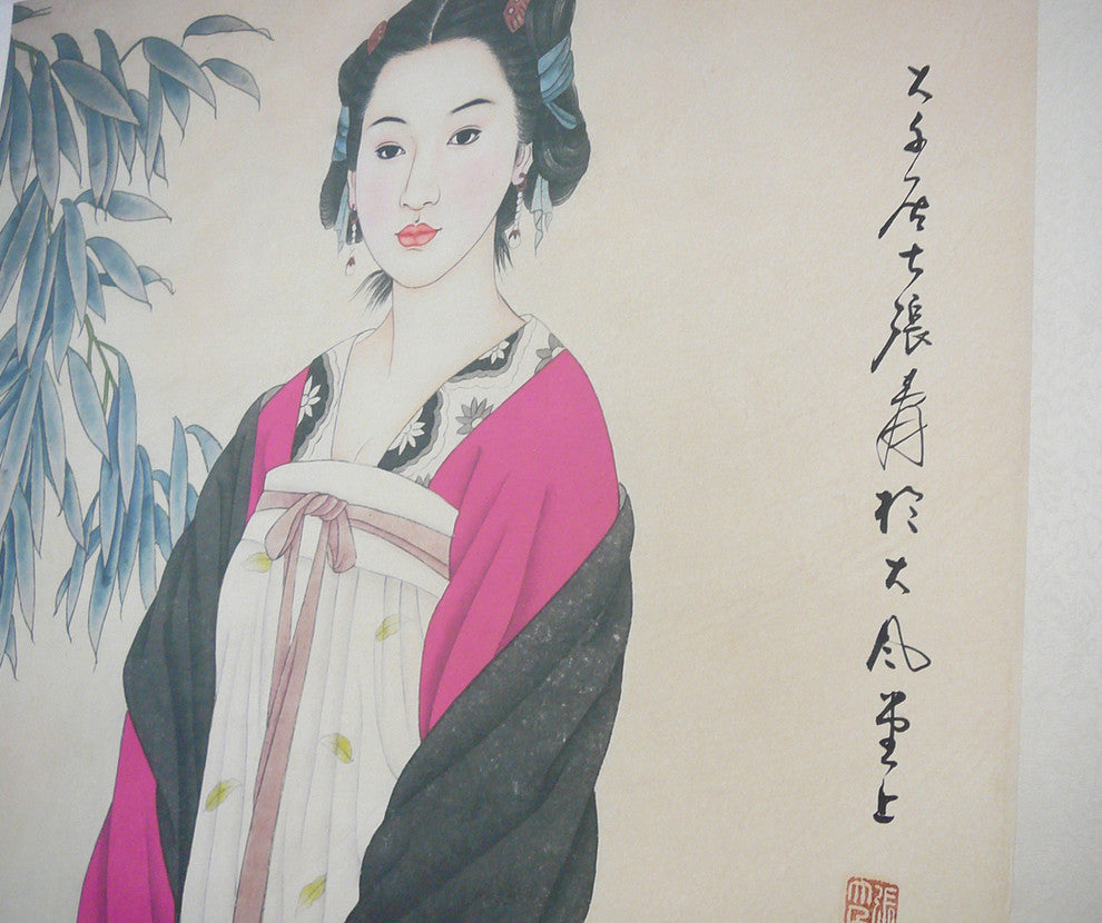 Chinese Master Artist Ink Scroll Painting Reproduction Wall Art