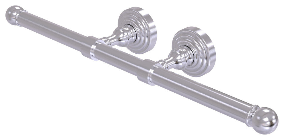 Waverly Place Double Roll Toilet Tissue Holder, Satin Chrome