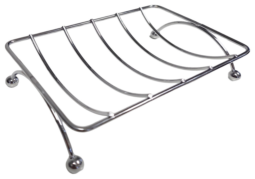Metal Soap Dish, Chrome