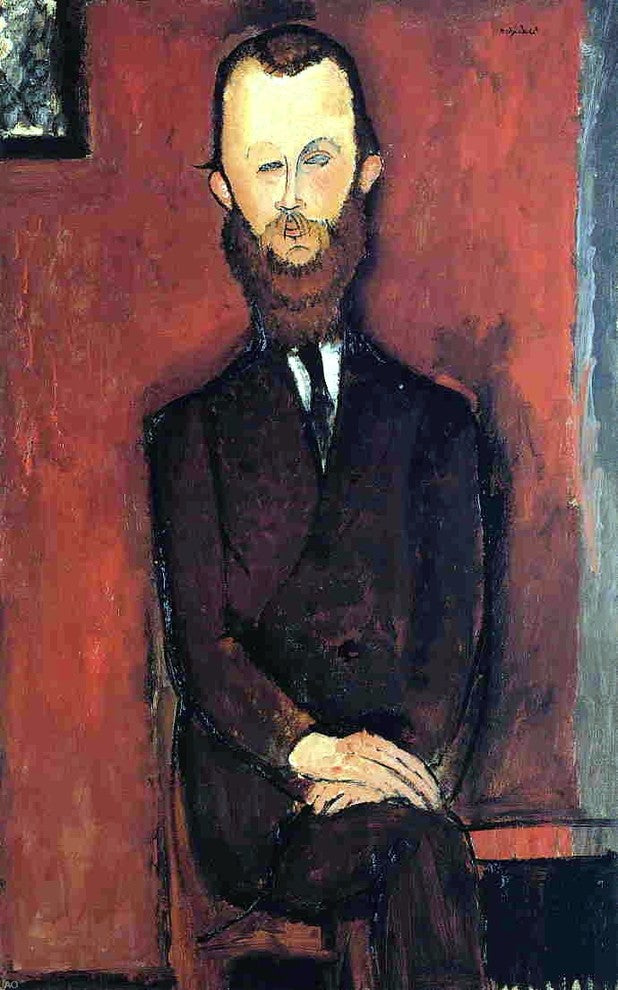 Amedeo Modigliani Count Weilhorski Wrapped Canvas, 18"x27"
