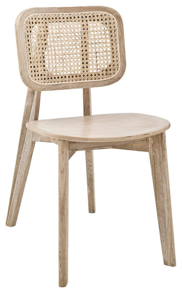 Habitat Wood Dining Side Chair Set of 2, Gray