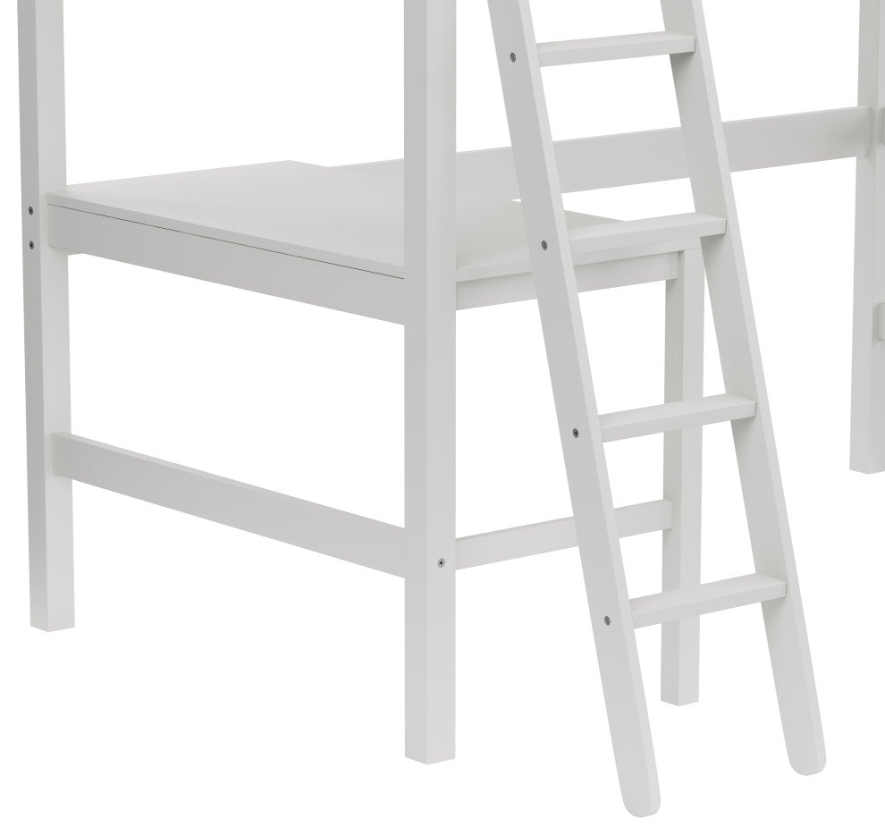 Hillsdale Caspian Twin Loft Bed, White