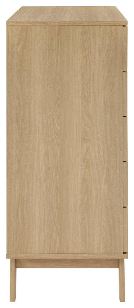 Soma 5-Drawer Chest, Oak