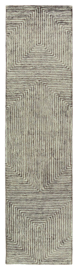 Surya Quartz QTZ-5000 5'x7'6" Rug, Ice Blue/Charcoal