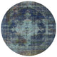 Ahgly Company Indoor Round Mid-Century Modern Area Rugs, 7' Round