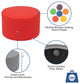 Soft Seating Collaborative Circle, 12" Seat Height , Red Color