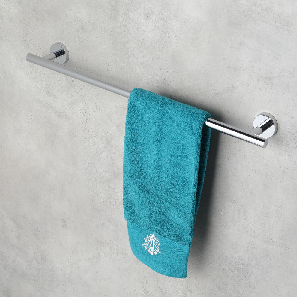 Elizabeth 24 in. Wall Mounted Towel Bar in Chrome