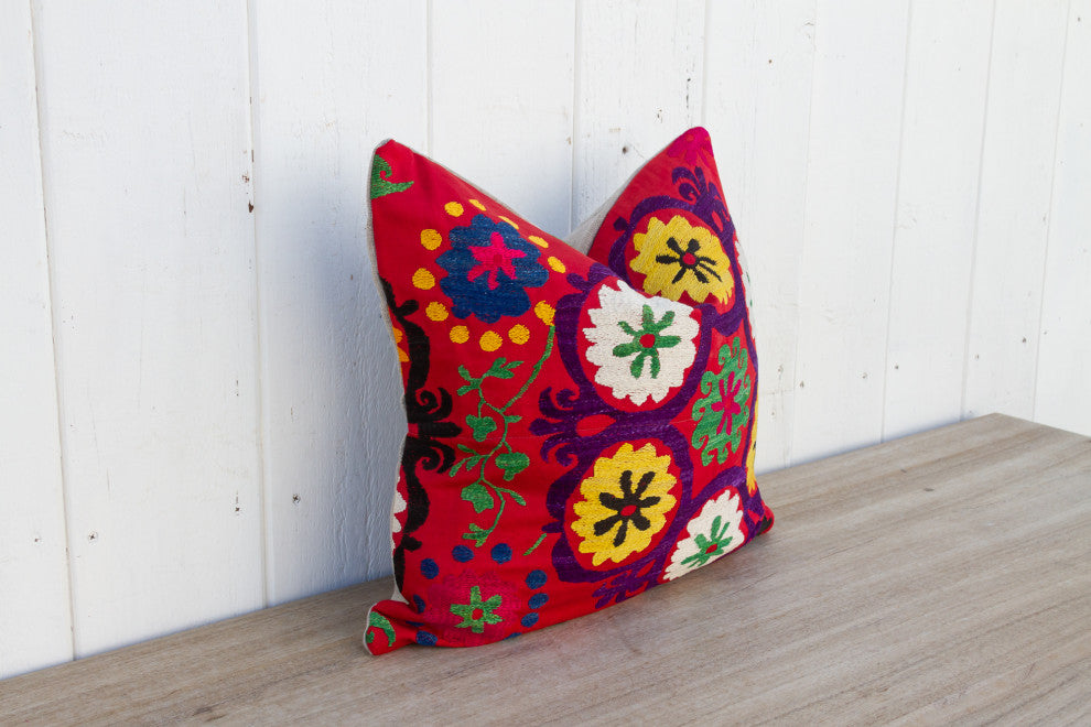 Veeda Vintage Suzani Square Pillow