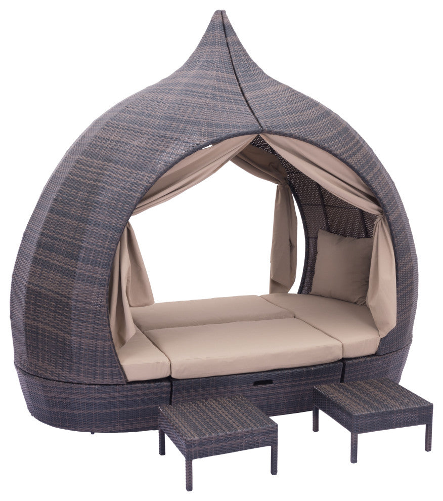 Majorca Daybed Brown and Beige