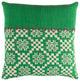 Surya Delray DEA-001 22"x22" Pillow Kit, Grass Green/Pink/Cream