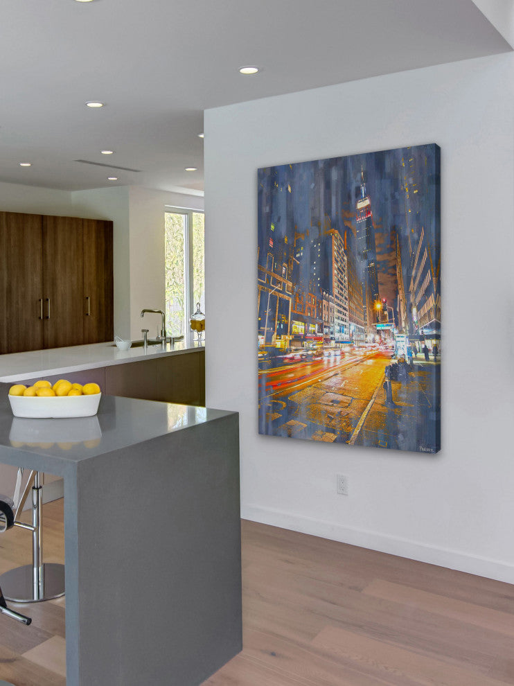 "City Lights" Print on Canvas, 30"x45"