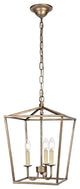 Maddox Collection Pendant, 12.5"x18.25", 3-Light, Vintage Silver