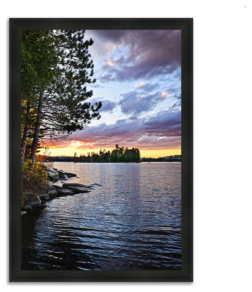 "Lake Of The Two Rivers", Framed Photograph Print, Ready To Hang