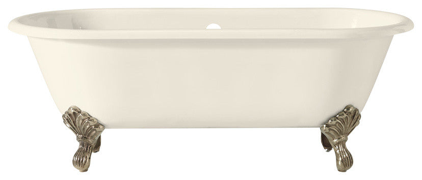 Cheviot Products Regal Cast Iron Tub With Continuous Rolled Rim and Shaughnessy