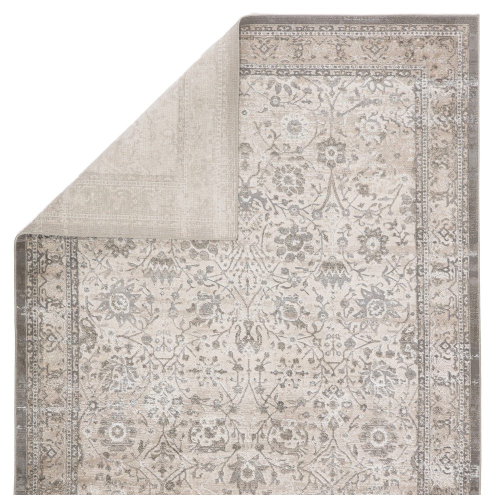 Vibe by Jaipur Living Odel Oriental Gray/ White Area Rug 11'8"X15'