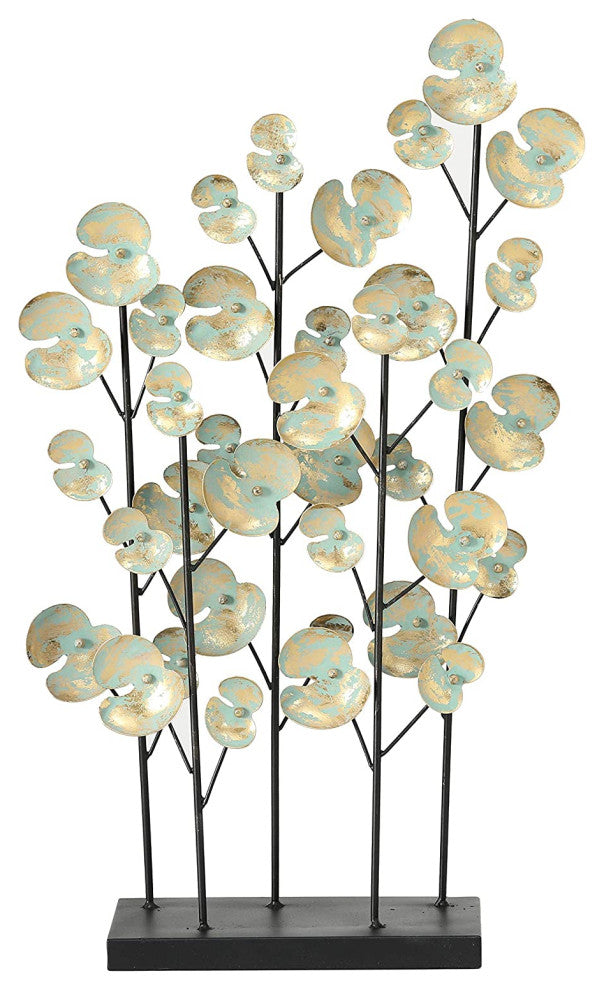 Modernist Leaves Sculpture, 22.5"