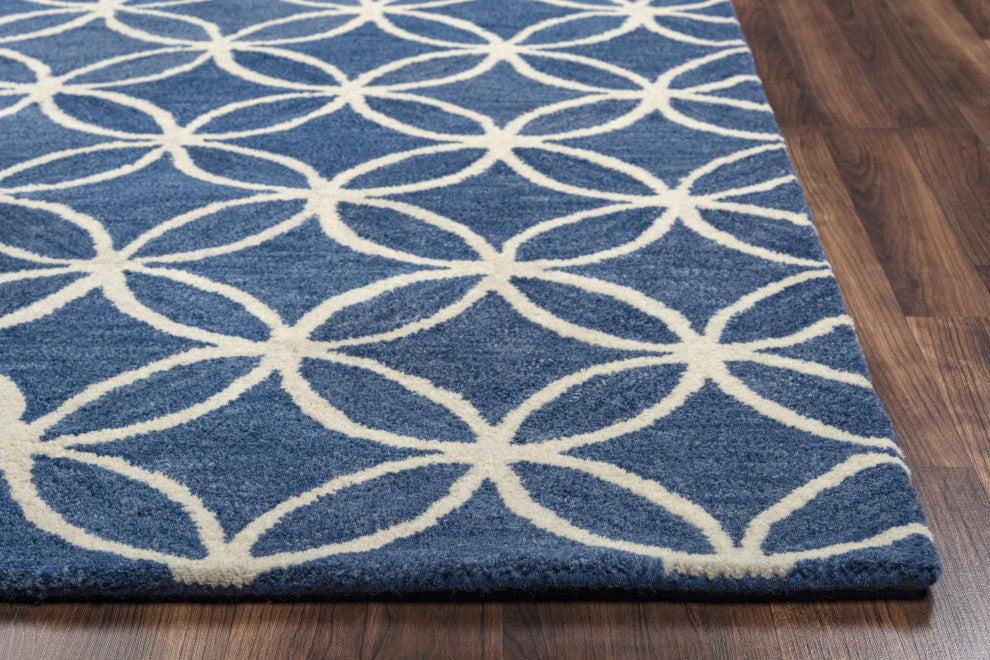 Rizzy Home OP8120 Opus Area Rug 5'x8' Blue