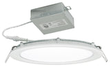 Tuck 8" LED Flush Mount, White