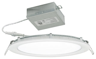 Tuck 8" LED Flush Mount, White