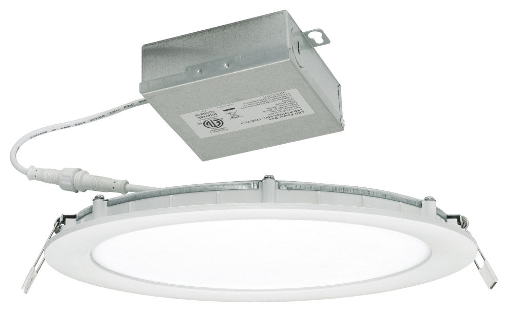 Tuck 8" LED Flush Mount, White