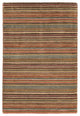 Dash & Albert Brindle Stripe Spice Hand Loom Knotted Wool Rug, Multi, 5' x 8'