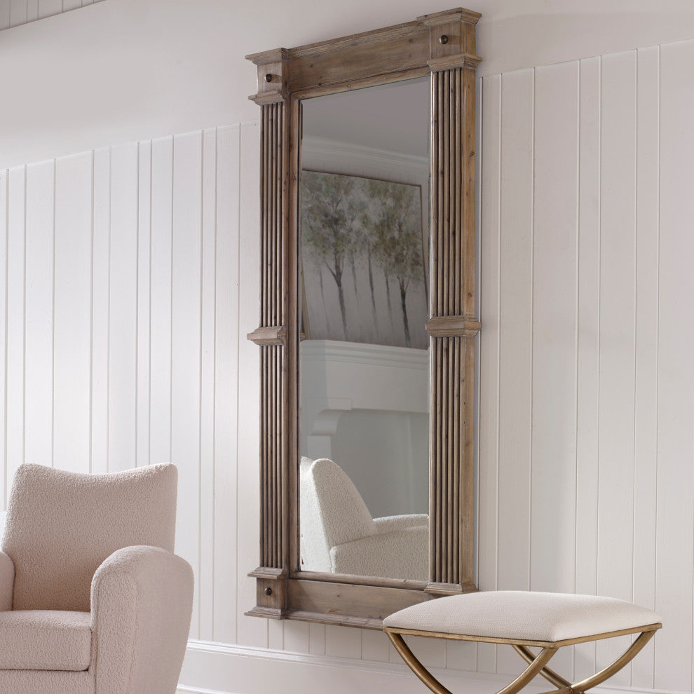 Uttermost 09799 McAllister Natural Wood Oversized Mirror