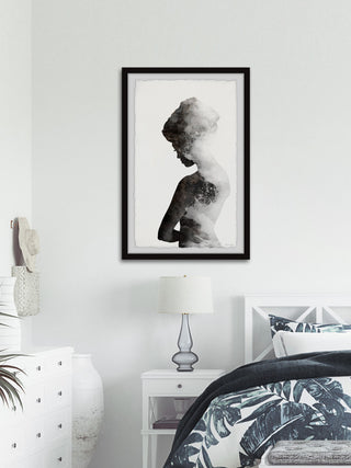 "The Silent Waves" Framed Painting Print, 24x36