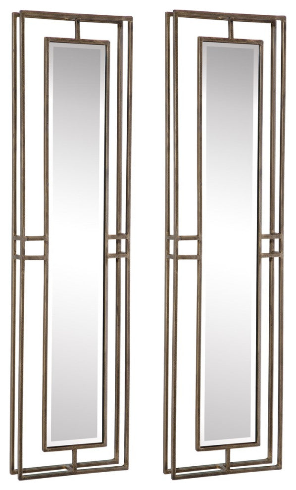 Uttermost Rutledge Gold Mirrors Set of 2 07082