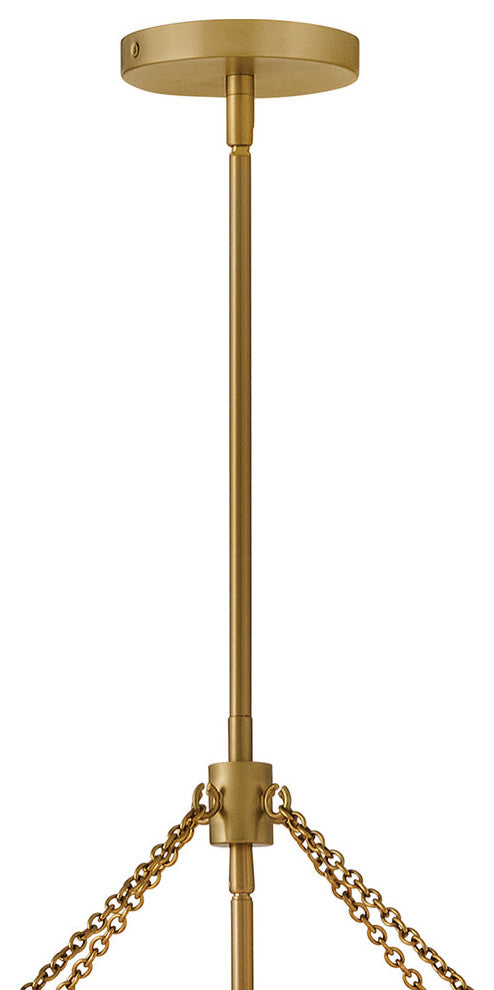 Hinkley Gwen Large Pendant, Lacquered Brass