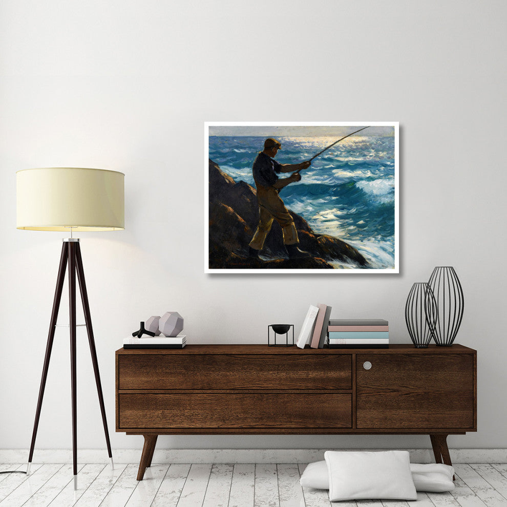"The Fisherman, 1922" Digital Paper Print by Gifford Reynolds Beal, 46"x36"