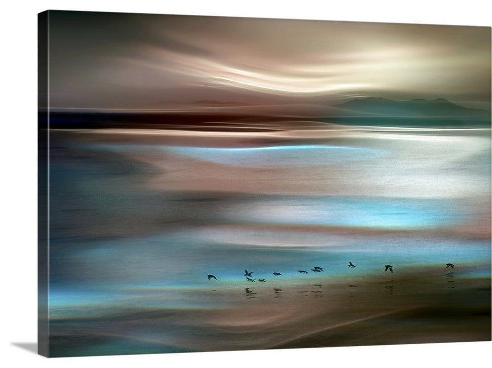 "Migrations" Wrapped Canvas Art Print, 48"x32"x1.5"