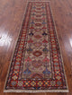Super Kazak Hand Knotted Runner Wool Rug 2' 8" X 9' 10" Q7707