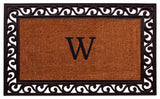 Rembrandt Monogram Doormat 18"x30", Letter W