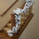 Vickerman 9' Flocked Alaskan Garland, 16", Clear Lights