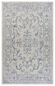 5' X 8' Blue And Gray Indoor Outdoor Area Rug