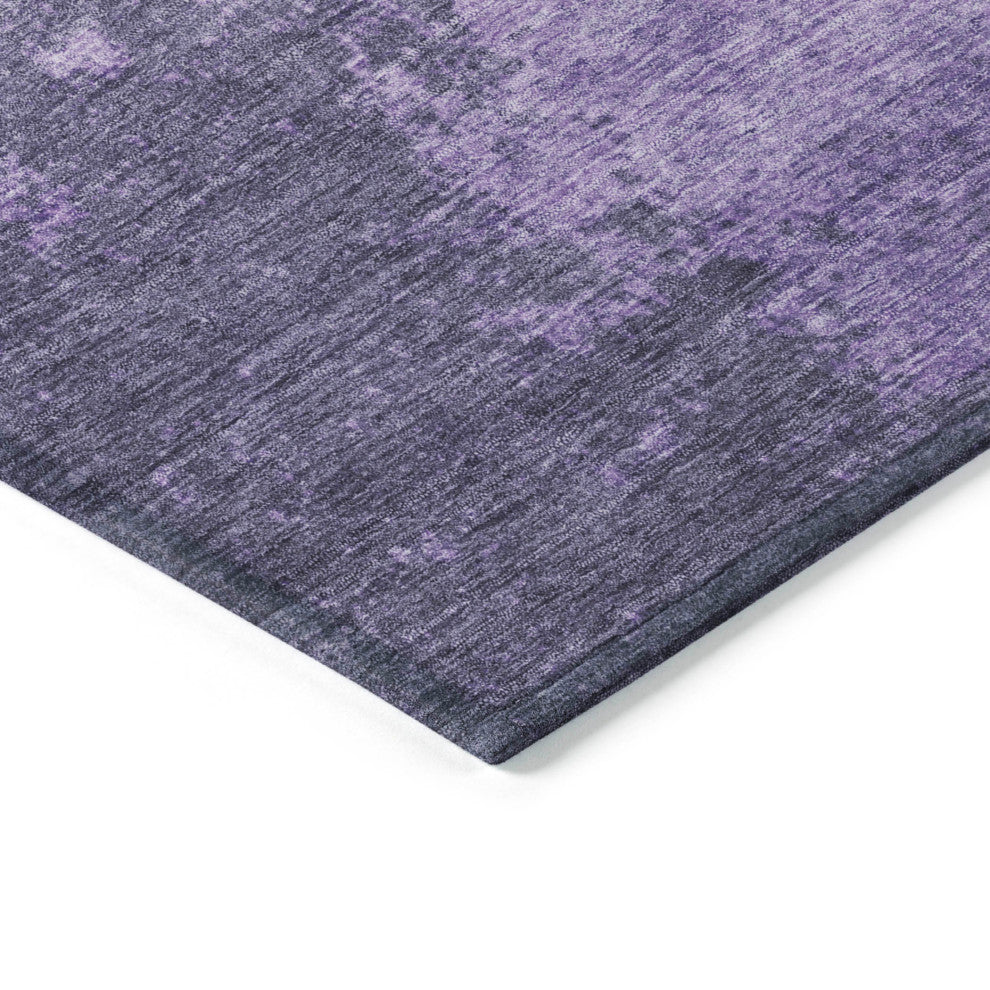 Machine Washable Indoor/Outdoor Chantille ACN1913 Purple 8' x 10' Rug