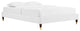Harlow Queen Performance Velvet Platform Bed Frame MOD-6270-WHI