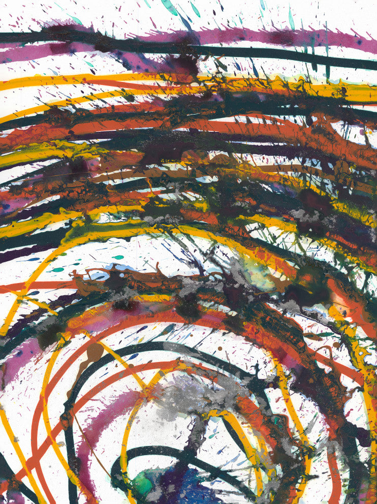 36x48 Couleurs Primaries III, Unframed Artwork