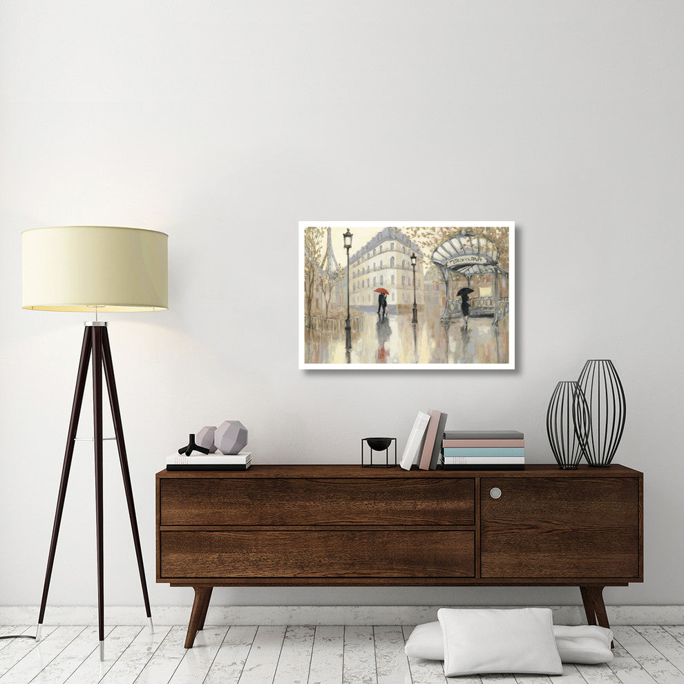 "To the Metro IV" Digital Paper Print by Julia Purinton, 38"x26"