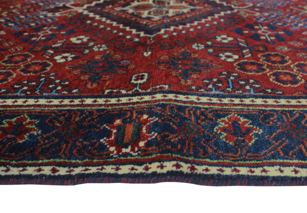 Fine Vintage Distressed Ariannie Red Rug