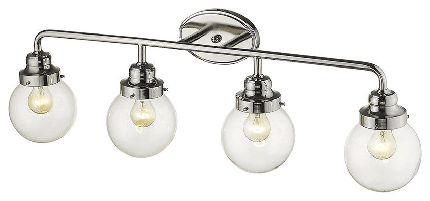 Portsmith 4-Light Polished Nickel Vanity