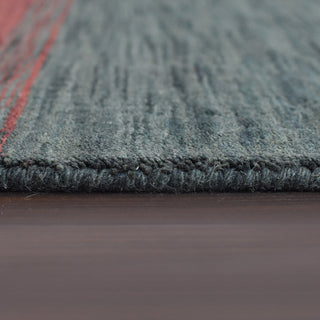 HAND KNOTTED LOOM WOOL ECO - FRIENDLY AREA RUGS - Multicolor,Contemporary