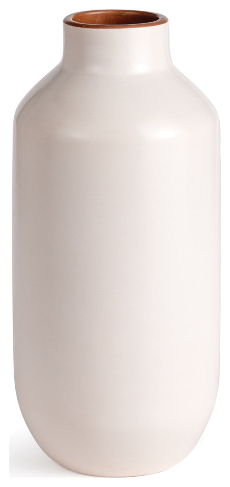 Lucela White Bottle Vase