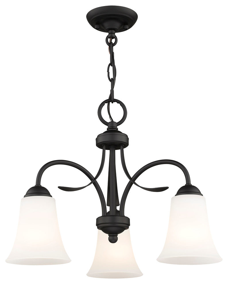 Ridgedale Convertible Chain-Hang and Ceiling Mount, Black