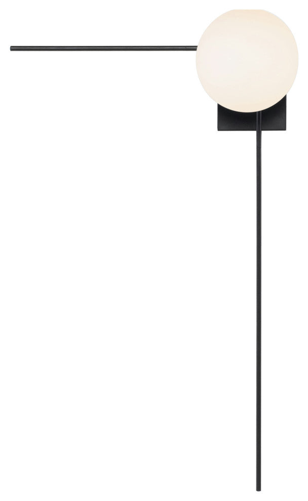 Alina White Glass Sconce Lighting, HGSK427