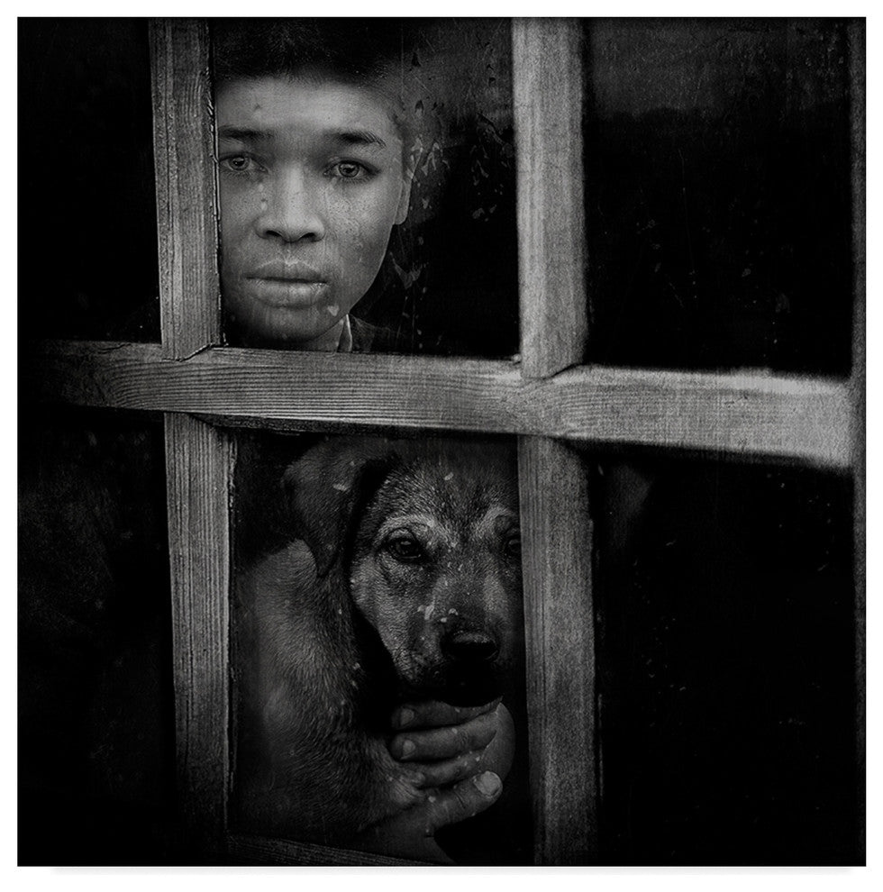 Svetlana Melik Nubarova 'Only Friend' Canvas Art, 35"x35"